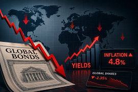 Global Markets Shaken as Bond Yields Surge and Inflation Fears Return